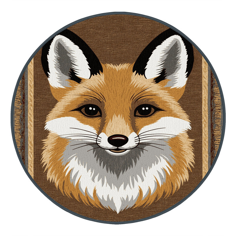  Tapis lavable Fennec, Rond 8 pi