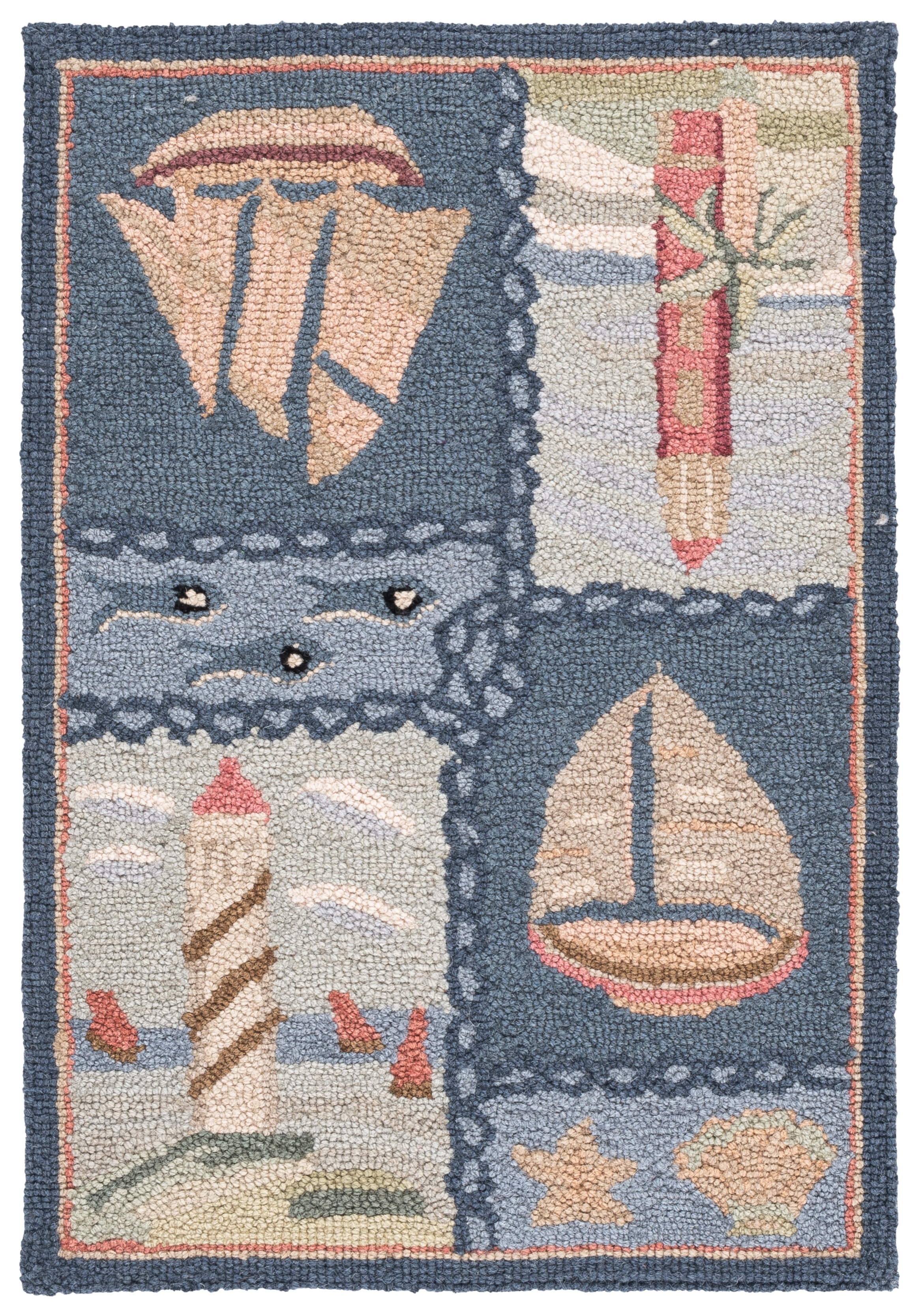 Jonsson Hand Hooked Wool Rug