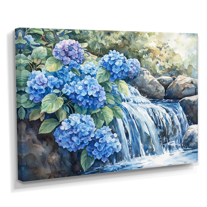 Ilyena - Floral Wall Art, H 30 po x l 40 po, Toile tendue, Ne s’applique pas
