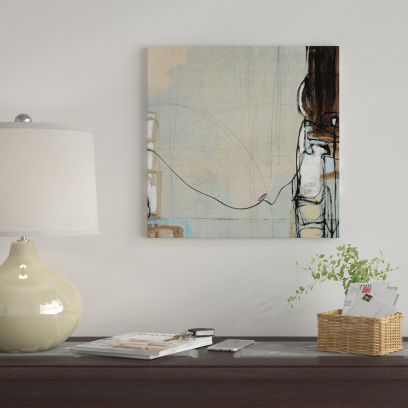 « projection i », impression sur toile, H 18 po x l 18 po x P 1,5 po, Pas de tapis, Toile tendue