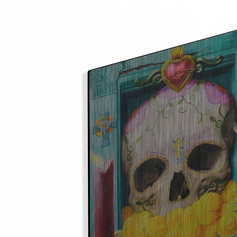 " Calavera " by Robert Valadez, 16" H x 12" W