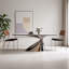 Table de salle à manger ovale moderne et luxueuse-333252424-333252431