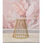 Carpenter Pedestal Marble Dining Table With Birdcage Style Legs-90493229-90493228-38039162
