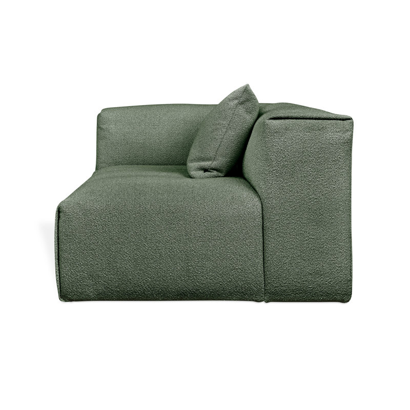 Nest Modular Left Arm Chair, Morris Pine