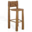 Romona Rattan Weaving Round Outdoor Barstool