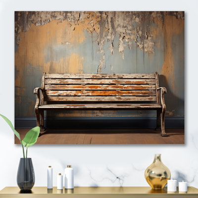 " Baseball Bench Minimalism II "
