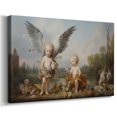Angels From Above-XI -Gallery Wrapped Cavas