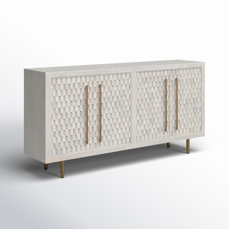 Abshire 76'' Sideboard, White Wash