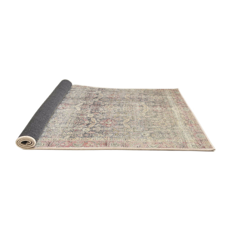 Tapis beige, Rond 7 pi