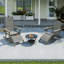 Ensemble de 4 repose-pieds Adirondack Hdpe Classic-1158755500