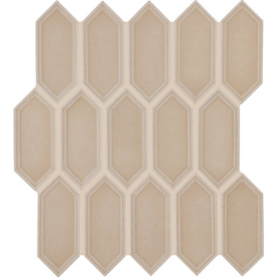 Daltile Luminique 2 x 5 Glazed Ceramic Framed Picket Mosaic Tile (12 PC Per Carton) (8.76 SQFT Per Carton)