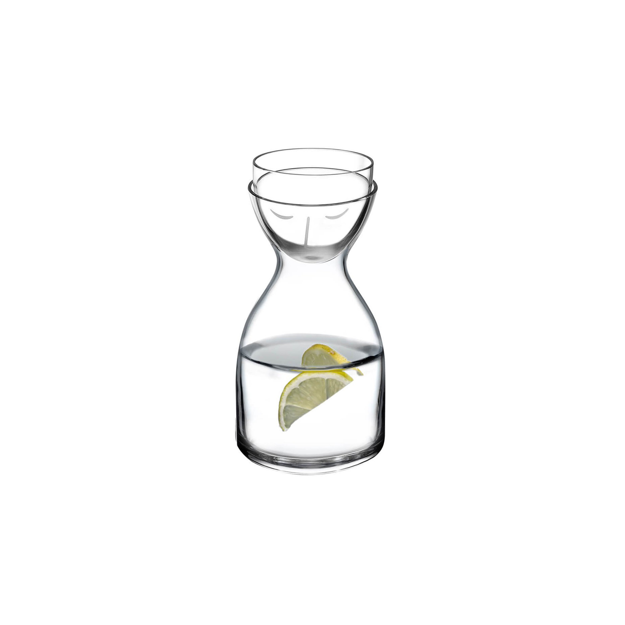 Mr. Mrs. Pitcher, 7.75" H x 4.25" W x 4.25" D, Clear