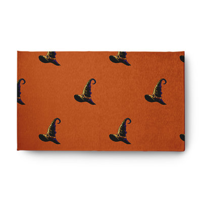 Tapis en chenille d'Halloween Witches Brew CRhn349OR12