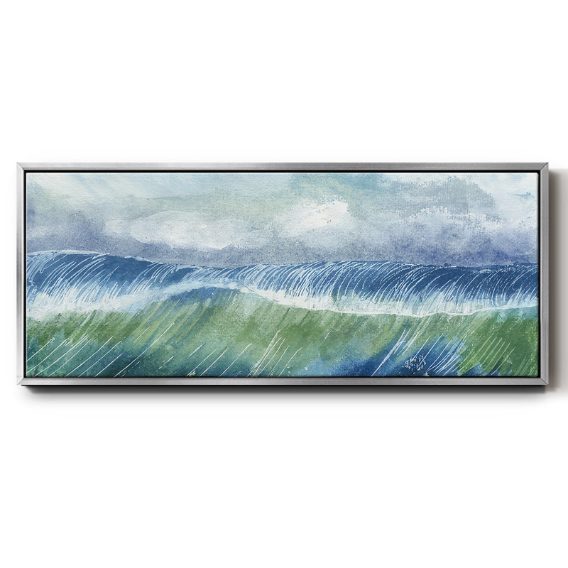 Crashing Wave II, H 20 po x l 50 po x P 1,5 po, Argent