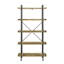 Jessica 92cm W Steel Etagere Bookcase-1738236027