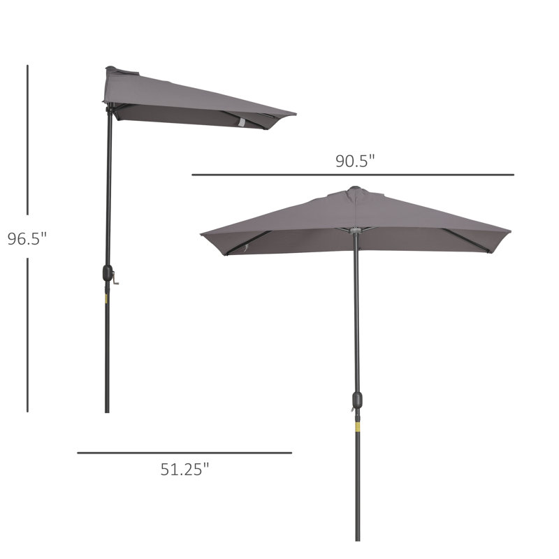 Parasol de marché Jsiah