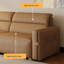 Coussin convertible 70,87 po en polyester brun-130031223