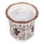 Bougie parfumée moderne en céramique Plumeria pour décoration de salon - Décoration pour table basse, chambre à coucher ou bibliothèque - 4 po, brun-1884817105