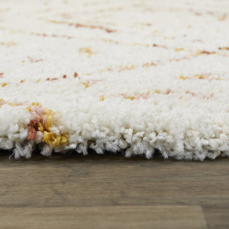 Krall Moroccan Shag Area Rug, Rectangle 7'10" x 10'