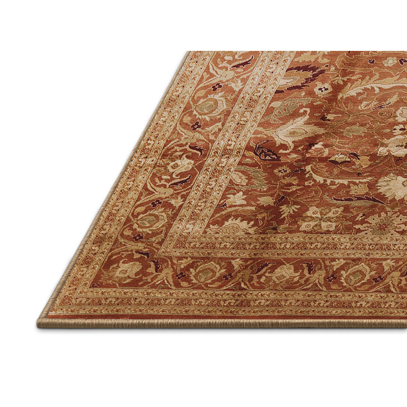 Tapis oriental rouge Kamar, Rectangle 4 pi x 6 pi