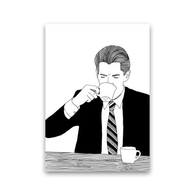 Agent Cooper by Carissa Tanton - Print