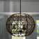 3 Light Rattan Chandelier