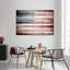 Drapeau américain en bois, drapeau américain, reproduction sur toile-92518757