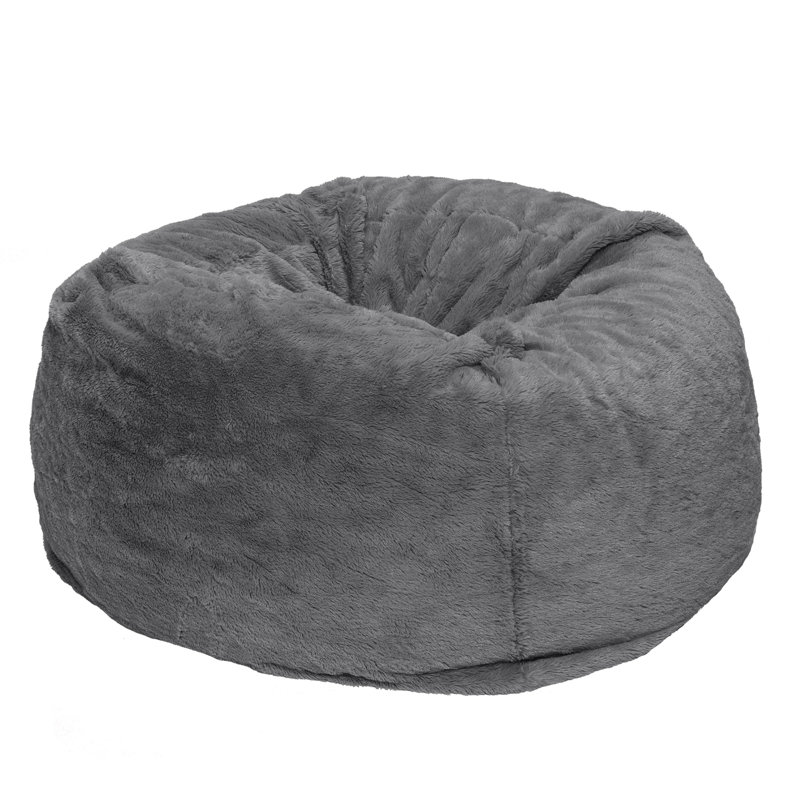 Orthopedic Polyester Pet Bed, Medium (26" W x 26" D x 11" H), Gray Mist