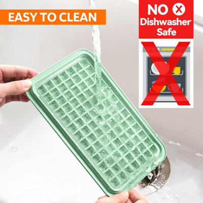Mini Ice Cube Tray With Lid And Bin, 273 Pcs Ice Cube Trays For Freezer, Ice Cube Mold, Ice Molds Spill-Resistant Removable Lid & Ice Scoop, Ice Mold -  Mint Pantry®, CB23936DA739479C8B631D25C591A836
