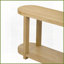 Table basse élégante en placage de frêne minimaliste pour hall d'entrée / salon Facile à assembler