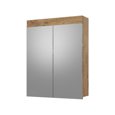 Bezell 600mm W 770mm H Surface Framed Medicine Cabinet Mirror Fixed