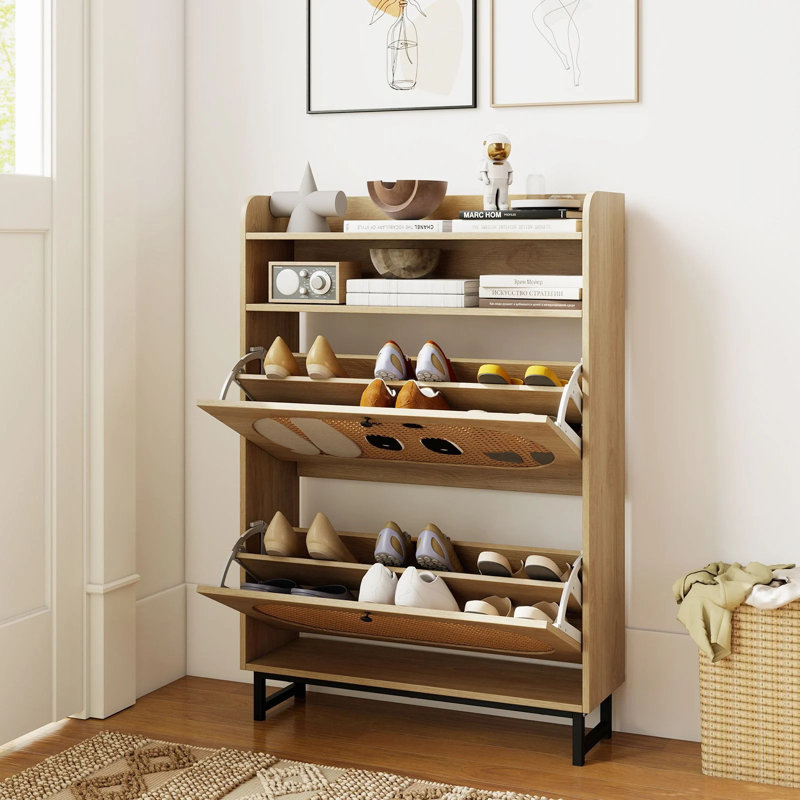 12 Pair Shoe Storage Cabinet