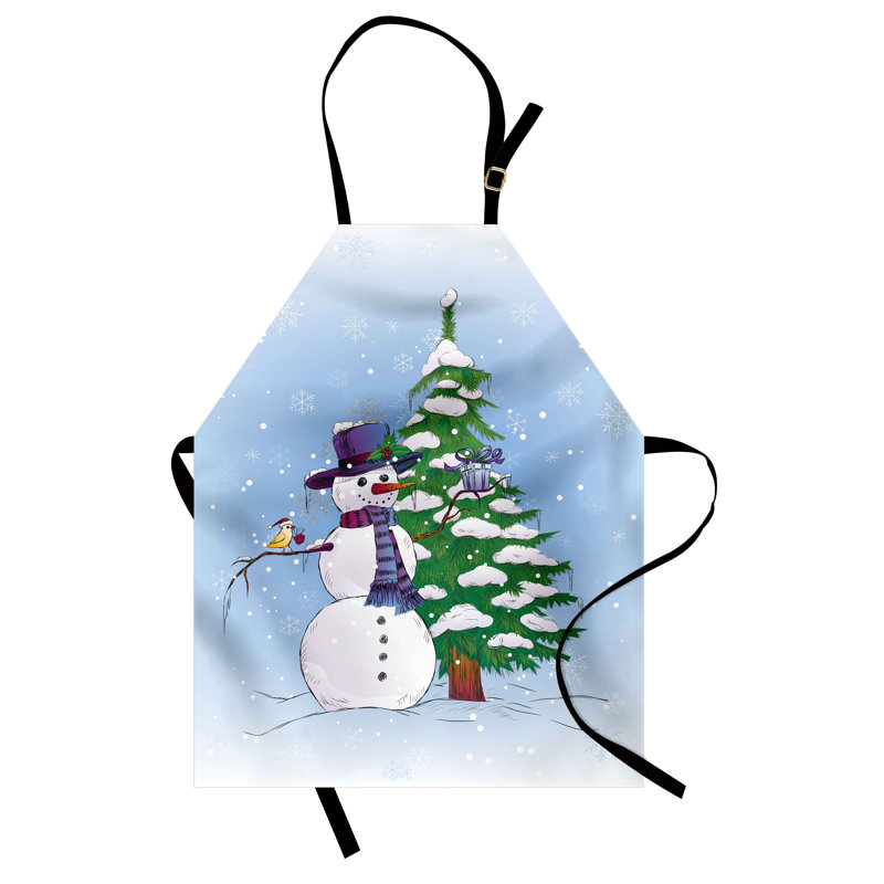 Christmas No Pattern Bib Apron