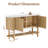 53.5'' Console Table With Marble Top-35313732