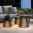 Integrated Led Floor Lamp End Table