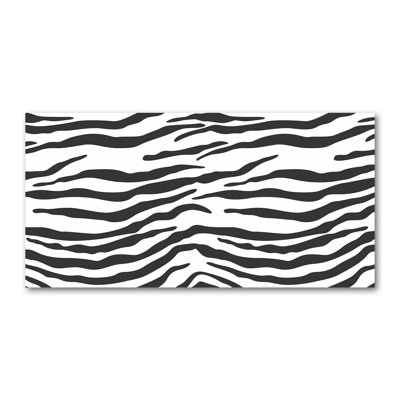 Zebra Background - Wrapped Canvas Print