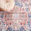 Arizona Symphony Machine Washable Non-Slip Area Rug In Red & Navy-52520565