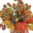 Berry and Maple Leaf Fall Arrangement in a Cement Pot