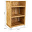 Mershon 75 cm H x 51 cm W Brass Step Bookcase