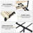 Queen Size Bed Frame Upholstered Platform with a Height-Adjustable Button-Tufted Headboard, Wood Slats Mattress Foundation, Black-62510789-62510843