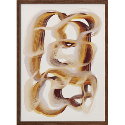 Abstract "Cutted" Framed Print Wall Art