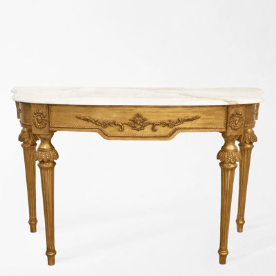 Sienna 56'' W Marble Console Table