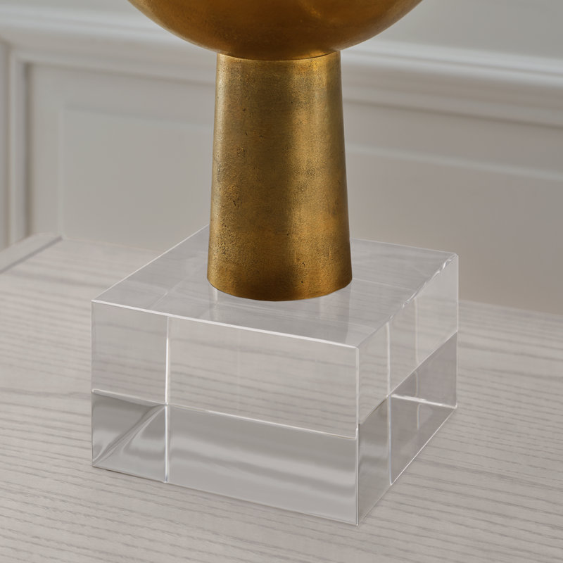 Eadan Table Lamp, Museum Brass