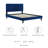Modway Sofia Channel Tufted Performance Velvet Platform Bed-44353758-44353753