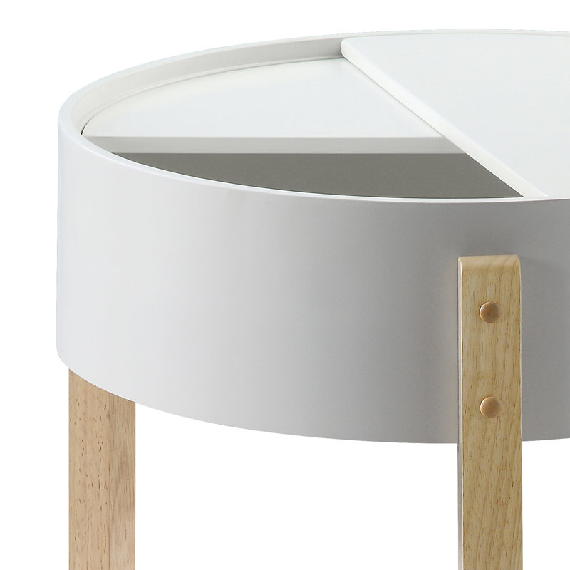 End Table with Hidden Storage