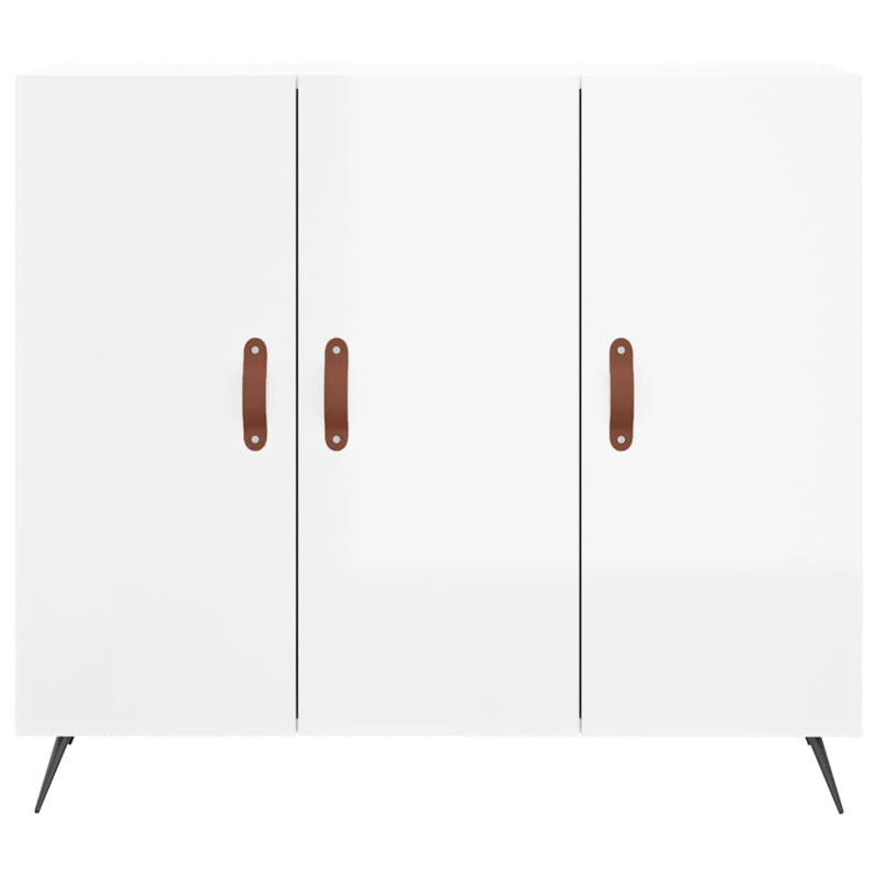 Colvell 90cm Sideboard, High Gloss White