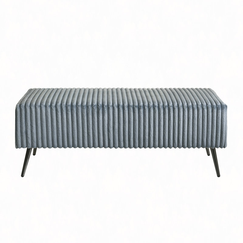 Corduroy Upholstery Bench