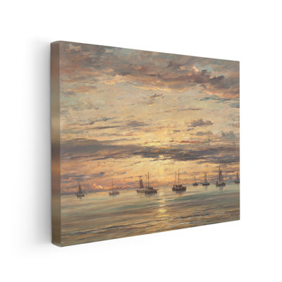 Hendrik Willem Mesdag - Sunset at Scheveningen
