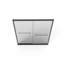 56 - Porte de douche de 60 po x 70 po, cadre en alliage d'aluminium, double coulissement, verre trempé de 8 mm, quincaillerie noire, salle de bain, imperméable, installation simple, noir mat, façon sans effort