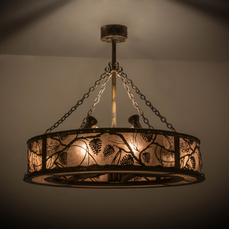 Whispering Pines Downrod Ceiling Fan